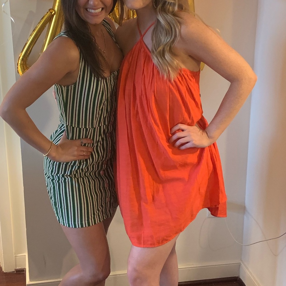 Urban Outfitters Orange Romper